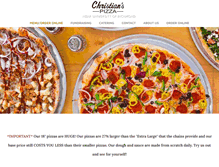 Tablet Screenshot of christianspizzarva.com